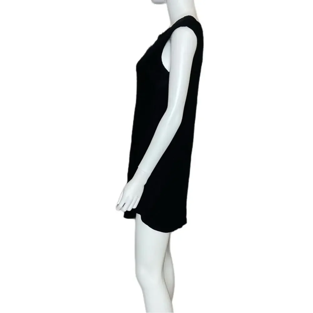 Elizabeth and James Solid Black Sleeveless Mini Dress Women’s Sz S - Picture 2 of 6
